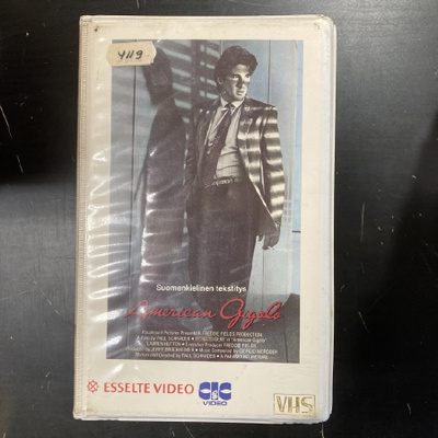 American Gigolo VHS