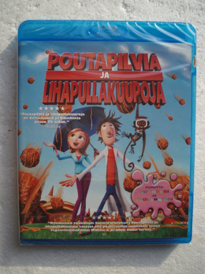 Poutapilviä ja lihapullakuuroja Blu-ray