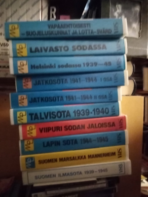 9 kpl MPL-lehden VHS -videonauhoja ( Sis. postikulut)