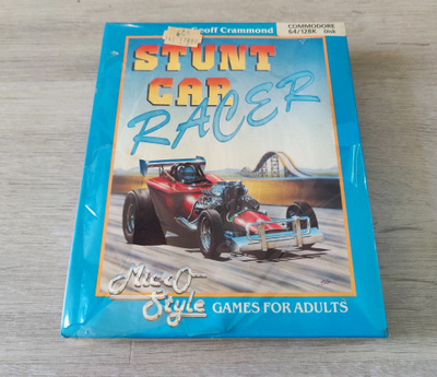 C64 - Stunt Car Racer (disk / avaamaton) CIB - Big Box