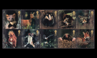 Iso-Britannia 2236-45zb ** Metsän eläimiä (2004)