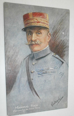 Marsalkka Foch - henkilökuvakortti (MS1 / WWI)