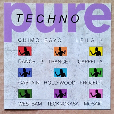 PURE TECHNO – K-tel suomalainen Eurodisco kokoelma-CD 1993