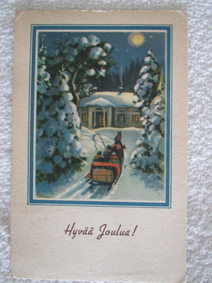 KENTTÄPOSTIA - JOULUKORTIT (2 kpl)