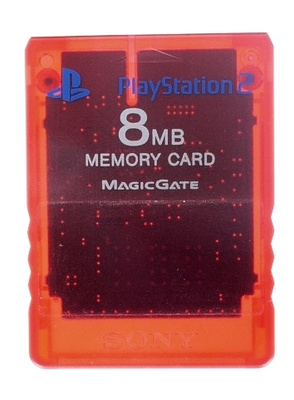 Playstation 2 Memory Card (Red)