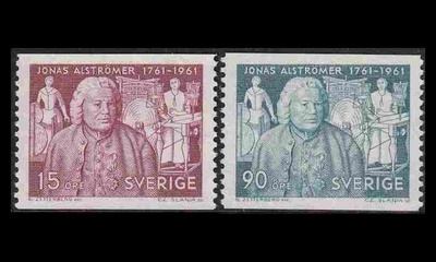 Ruotsi 473-4 ** Liikemies Jonas Alströmer (1961)