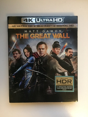 The Great Wall (4K Ultra HD + Blu-ray) Matt Damon (2016)