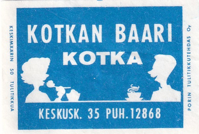Kotka. Kotkan  Baari   b547