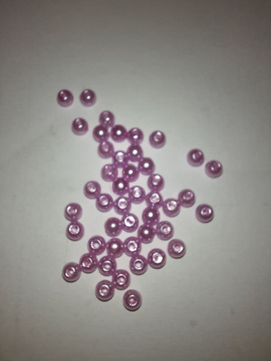 Violetti pyöreä helmi 4mm