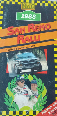 San Remo Ralli 1988 vhs