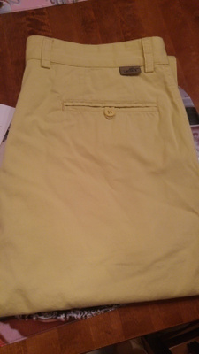 LACOSTE kesähousut keltaiset W33-34, L33