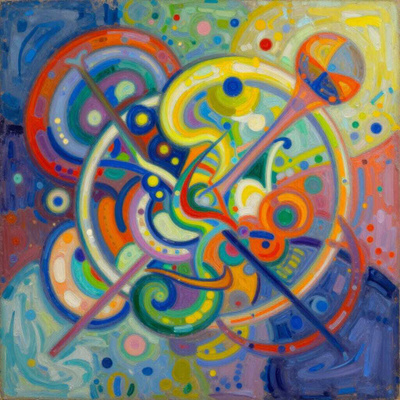 Uusi abstrakti alumiinitaulu 40 cm x 40 cm