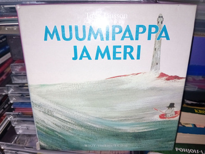 5cd äänikirja Tove Jansson Muumipappa ja meri ( SIS POSTIKUL