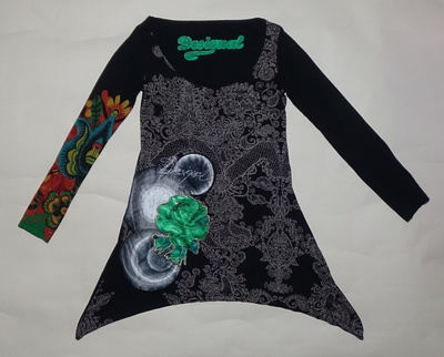Suloinen Desigual mekko koko S
