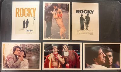 ROCKY (1976) 6 KERÄILYKORTTIA (KUIN UUDET)