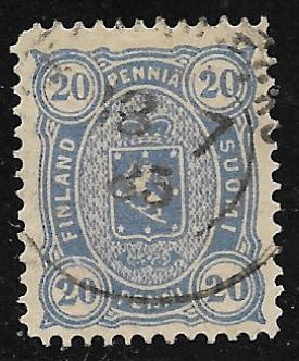 Nelilukuiset 1882 20p (LAPE 15 L) O