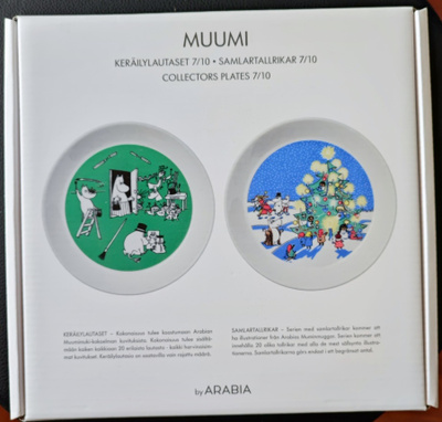 Muumi keräilylautaset 7/10