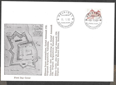 Yleismerkki 0,90mk 1982 FDC (LAPE 889)