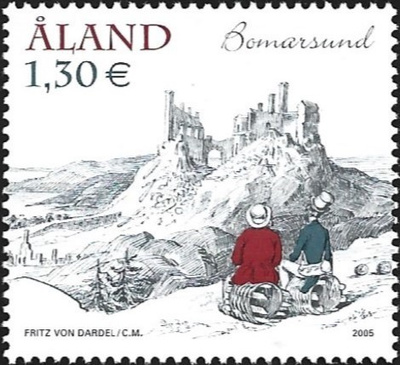 Åland 2005  Huviretki Bomarsundiin  1,30 €  ** LaPe 254