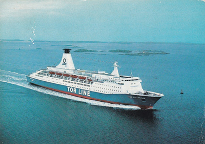 LAIVAKORTTI - M/S TOR BRITANNIA