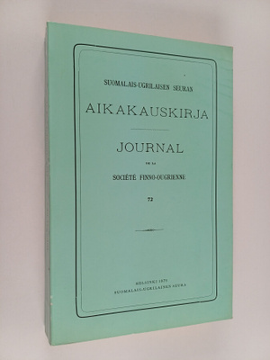 Suomalais-ugrilaisen seuran aikakauskirja - Journal de la...