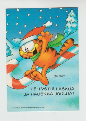 Postikortti, KATTI KARVINEN, Jim Davis