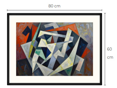Uusi Kubismi art print taulu 60 cm x 80 cm