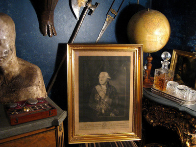 Gravyyri ”danish diplomat”, 1700-l.