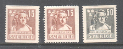 Ruotsi 1940 Fa 326-7 liimakkeellisena.
