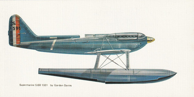 LENTOKONEKORTTI - SUPERMARINE S.6B 1931