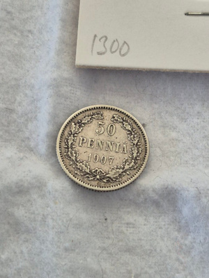 50 penniä 1907, Suomi
