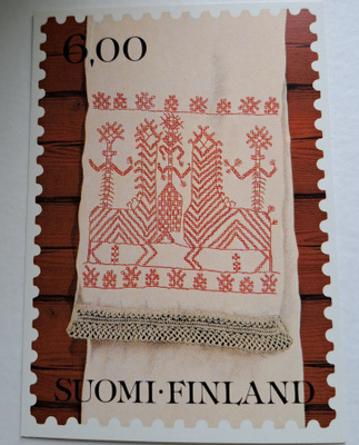 Karjalainen käspaikka, postimekkikortti,uusi