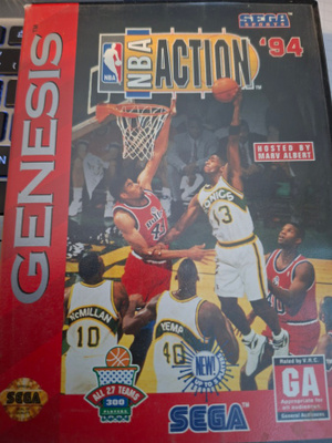 Sega Genesis NBA Action 94 CIB
