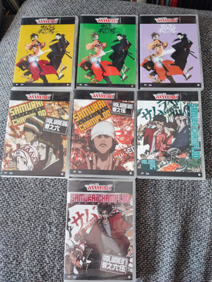 Samurai champloo vol. 1-7 koko sarja