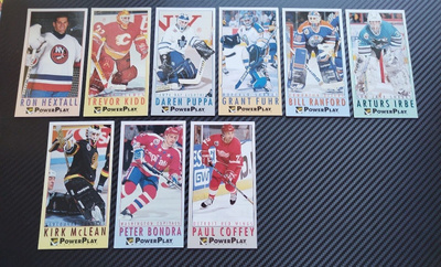 1993-94 Fleer Power Play kortit 9 kpl