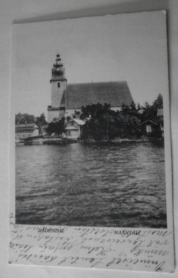 Naantali, kirkko ja ympäristöä, vanha mv pk, p. 1912