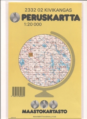 Peruskartta 1:20 000 Kivikangas