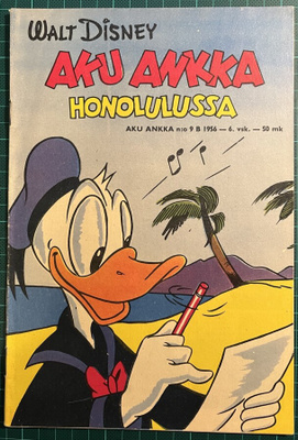 Aku Ankka 1956 no. 9B, Honolulussa