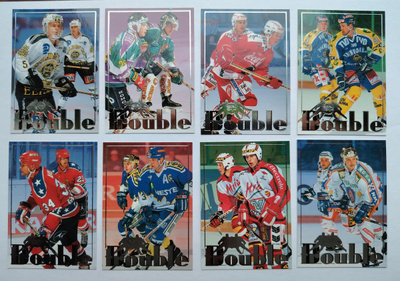 1995-96 Sisu Double Trouble täysi erikoiskortti sarja