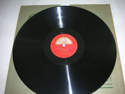 Vanha savikiekko  rpm 78 Lp