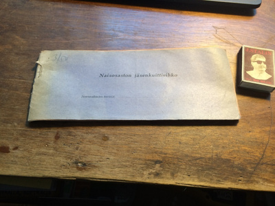 Maamiesseuran  naisosaston jäsenkuittivihko