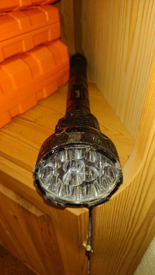 High Power LED valaisin Crazy Fire 15 x T6