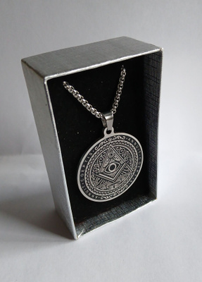 Kolmas Silmä Amuletti (Stainless Steel)