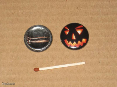 Halloween Pumpkin rintanappi 1" (2) f5