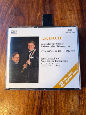 J. S. Bach - Huilusonaatit 2 x cd