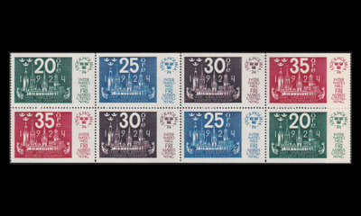 Ruotsi 846-9HB ** Postimerkkinäyttely Stockholmia (1974)