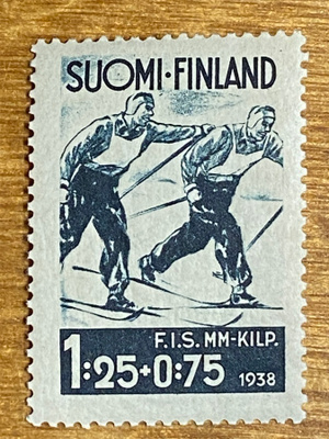 F.I.S . LAHDEN HIIHTOKISAT 1,25MK+75PENNIÄ**