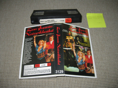 Don Juanin Naisseikkailut-VHS (Barbara Bouchet, Al Bradley)