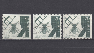 Ruotsi 1971 Fa 730 A ja B Hollantilaiset tuulimyllyt