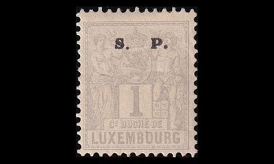 Luxemburg 35D * Virkamerkki 1 C (12½) (1882)